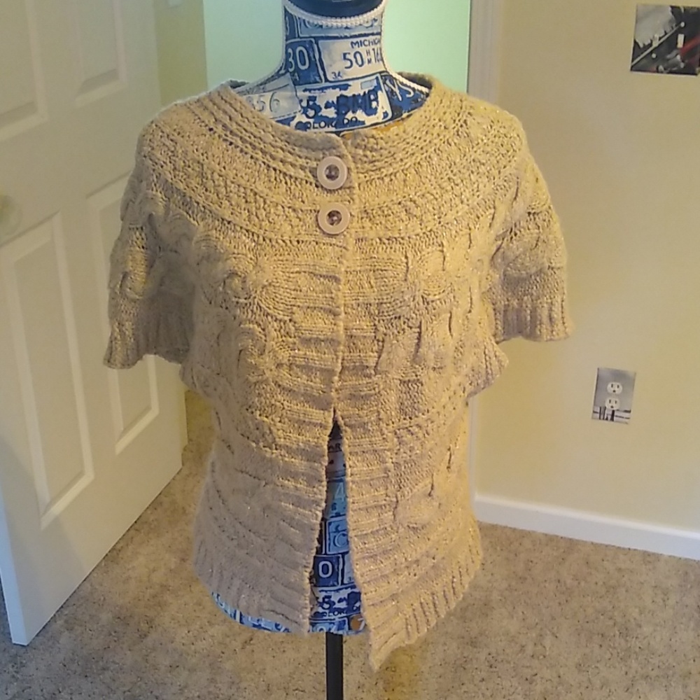 Vintage Berretti Italy short sleeve cardigan